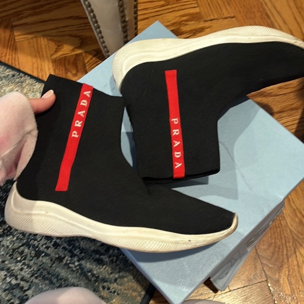 AUTHENTIC Prada Sock Sneakers